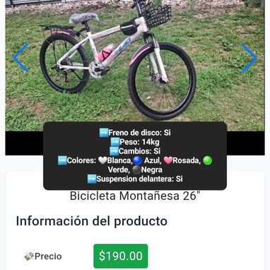 Bicicletas todoterreno, de paseo, de montaña (medida 24, 26, 27.5 y 29), escribirme al pv para enviar las otras fotos - 2/4