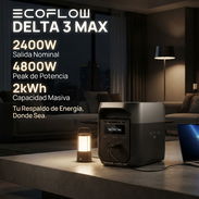 ⚡ EcoFlow Delta 3 Max – Estación Portátil de Energía Masiva | Capacidad 2kWh | Potencia 4800W - Img 57903958