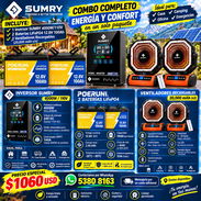 Combo Inversor+ 2 batería+2 ventiladores recargable - Img 57883190