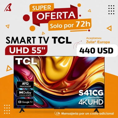 Smart TV TCL 50 y 55 pulgadas - Img 124307458