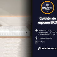 Colchón de espuma EKO Precio:160 usd 1 mes de garantía Modelo:AD-P20 Dimensiones:137*190*20cm Contenido:1pc/ caja - Img 55129410
