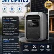 Ecoflow con panel de 580w Ecoflow delta 3 classic todo nuevo con cable y con todos los accesorios - Img 57068517