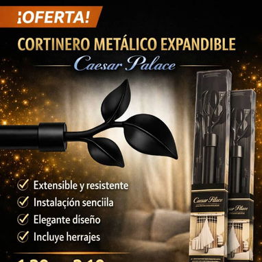 Cortinero metálico expandible Caesar Palace - Img 125713311