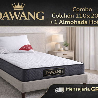 Colchón con almohadas y mensajeria gratis - Img 118746530