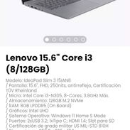 Lenovo 15.6" Core i3 (8/128GB) Modelo: IdeaPad Slim 3 15IAN8 - Img 52951599