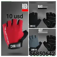 Guantillas para Moto y bicicleta. Colores rojo y gris - Img 55612299