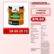 LASUR MACYDECOR SATINADO INCOLORO 4 L VPT -0283 - Img 57842821