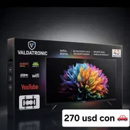 SMART TV 43 pulgadas VALDATRONIC con CAJITA DIGITAL INTERNAy Soporte. Android 14, yoamarquez 💯 - Img 55958122
