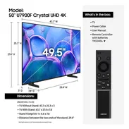 Smart TV Samsung 50" U7900 Series UHD 4K Smart Tizen TV (2025)* - Img 55744893
