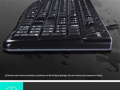 Juego de mouse y teclado para escritorio MK120 de Logitech, Negro talla única 53828661 - Img 65814896