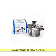 OLLA DE PRESIÓN DE ROSCA 7 L ROYAL - Img 55759004