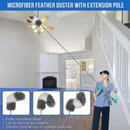 🔮​ PLUMERO TELESCOPICO 2.5 METROS LAVABLE 🔮​ DESHOLLINADOR DE MICROFIBRA 🔮​ LIMPIA EL TECHO 🔮​ 5.887.23.60 - Img 50368251