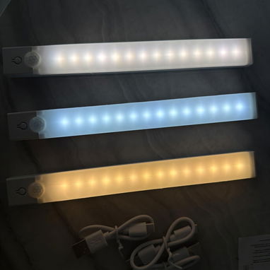 - Set de 3 Luces LED  con sensor de movimiento USB Recargables - 3/10