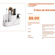 Organizador de Tocador Ligero y Versátil de 0.89 libras VPT#-0227 - Img 55445740