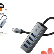 📢 - 15usd - En venta adaptador Hoco HB1C — 4 en 1 USB-C → 4 puertos USB 3.0 - Img 57433618
