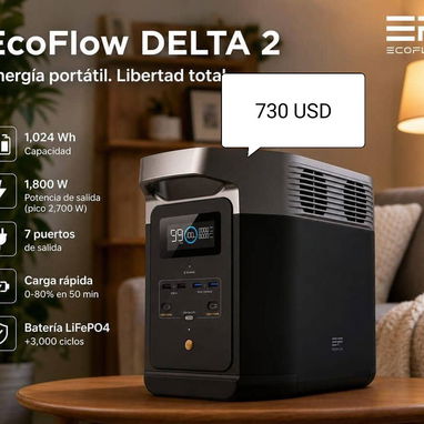 ECOFLOWS EN VENTA. DIFERENTES MODELOS - 4/5