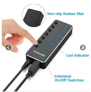 Hub USB 3.0 RSHTECH regleta- 7 Puertos 52458136 - Img 50631088