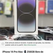 iPhone 14 Pro Max 256GB libre de Fábrica nuevo en caja - Img 56014222