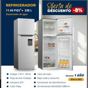 Refrigerador de 11.94 pies, garantía de 1 año, con factura, somos mipyme - Img 55858374