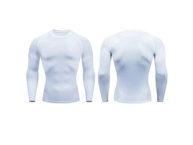 ✳️ Enguatadas para Hombre color Blanco NUEVO a Estrenar 🛍️ camisetas Manga larga Jersey Super CALIDAD - Img main-image