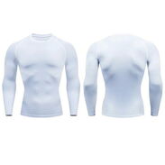 ✳️ Enguatadas para Hombre color Blanco NUEVO a Estrenar 🛍️ camisetas Manga larga Jersey Super CALIDAD - Img 45041553