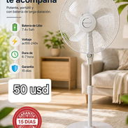 Ventilador recargable de pedestal Rudencov en 50 - Img 57905350