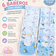 Set de 6 baberos modelos variados - Img 57541837