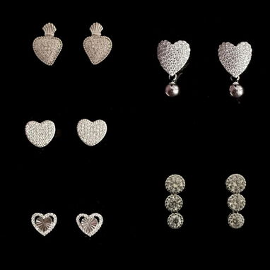 Aretes plata 925 - 2/10