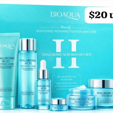 Set de skincare colágeno, vitaminas c y ácido hialurónico - 3/3