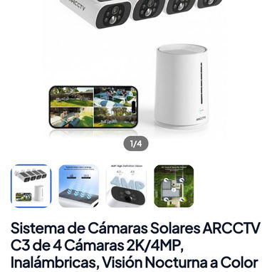 Sistemas de cámaras de seguridad, vigilancia y alarma, varios modelos - 2/6