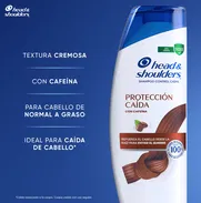Shampu head &shoulder 180 ml...protección caída con cafeína y carbon activado 7 usd - Img 46784323
