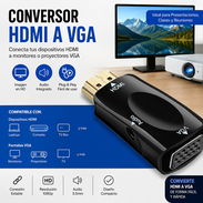 CONVERTIDOR ADAPTADOR HDMI A VGA - Img 55755554