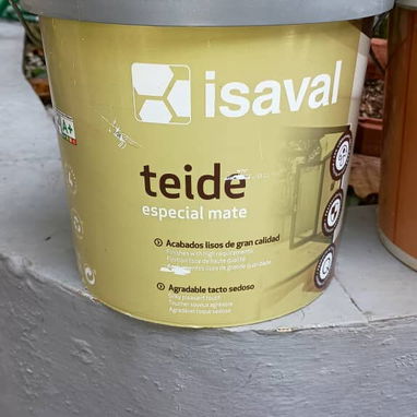 Pintura vinil isaval 4 y 15 litros blanco coco importadas de España en nuestro almacén en playa - Img 123088747