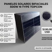 Paneles Solares 500W Bifaciales☀️ ¡Alta Eficiencia! $180 USD - Img 55848359