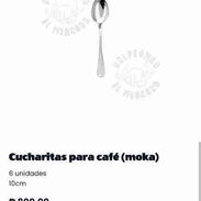 Vendo cucharitas para café (moka). 6 unidades. - Img 55294686