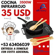 Cocina Infrarrojo con paletas de madera de regalo - Img 57985471
