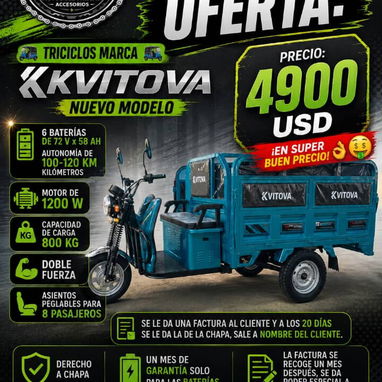 Motos,Triciclos, de combustible y electrodomésticos para más información al privado en WhatsApp +53 56137328 - Img 123605760
