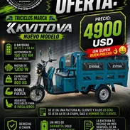 Triciclo eléctrico Kivitova sin cabina - Img 55719647