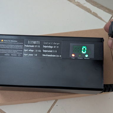 Cargador bateria 60v 10A Ácido Plomo - 2/2