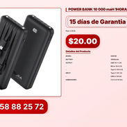 POWER BANK 10 000 maH 1HORA GAR148 VPT#-0251 - Img 56830246