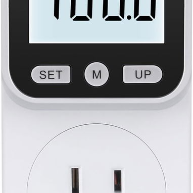 Medidor de Consumo Eléctrico Wattímetro MECHEER - Monitorea Watts, kWh, Voltaje y Costo de Energía - 2/4