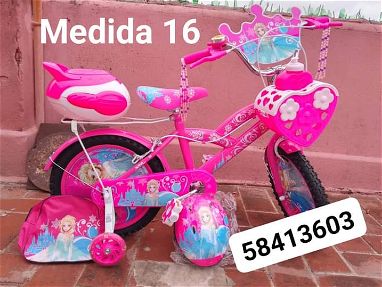 Vendo hermosas bicicletas medida 16 para hembra y varón - Img 65556943