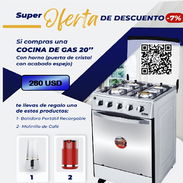Cocina Híbrida de Gas EON– 4 Quemadores + Horno Eléctrico - Img 55309494