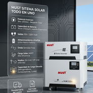 Sistema Solar MUST Todo en Uno 3kW 7kWh | $2400 USD | Transporte Gratis | Factura | Onda Senoidal Pura 110v/220v - Img 58327367