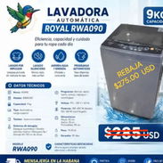 Lavadora (OFERTA) automática Royal RWA090 de 9kg - Img 56451399