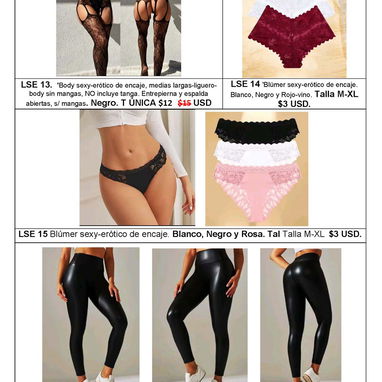 NUEVO SURTIDO. CATÁLOGO DE LENCERÍA SEXY-ERÓTICA SIGUE LA REBAJA + Clips Anti-ronquidos. - Img 109635129