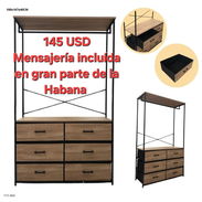 🔖Closet con gavetas de metal y madera - Img 56590894