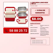 LONCHERA LUNCH BOX 661-8 VPT -0100 - Img 57843134