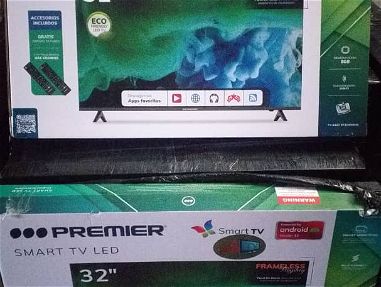 Se vende Smart TV nuevo en caja 32" + soporte de pared + 2 mandos... - Img 66070236