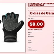 GUANTES DE ENTRENAMIENTO CON MUÑEQUERAS VPT#-0139 - Img 56323196